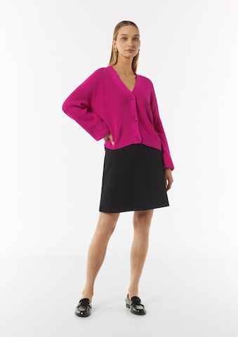 comma casual identity Gebreid vest in Roze