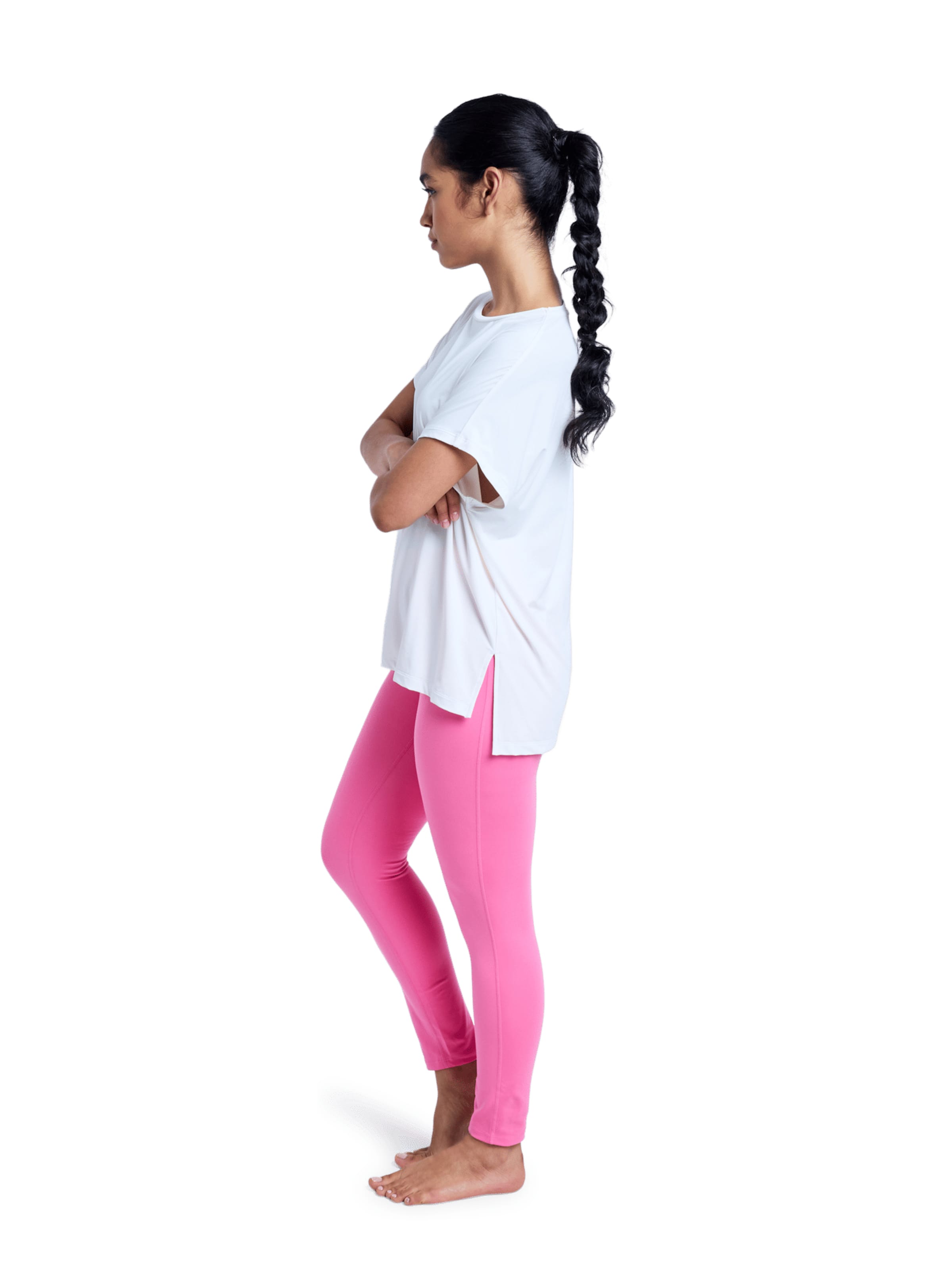 ROXY Skinny Leggings 'Heart Into' in Pink