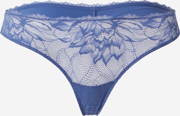 Calvin Klein Underwear String in Blauw: voorkant