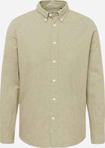 SELECTED HOMME Button Up Shirt 'NICK' in Grey: front