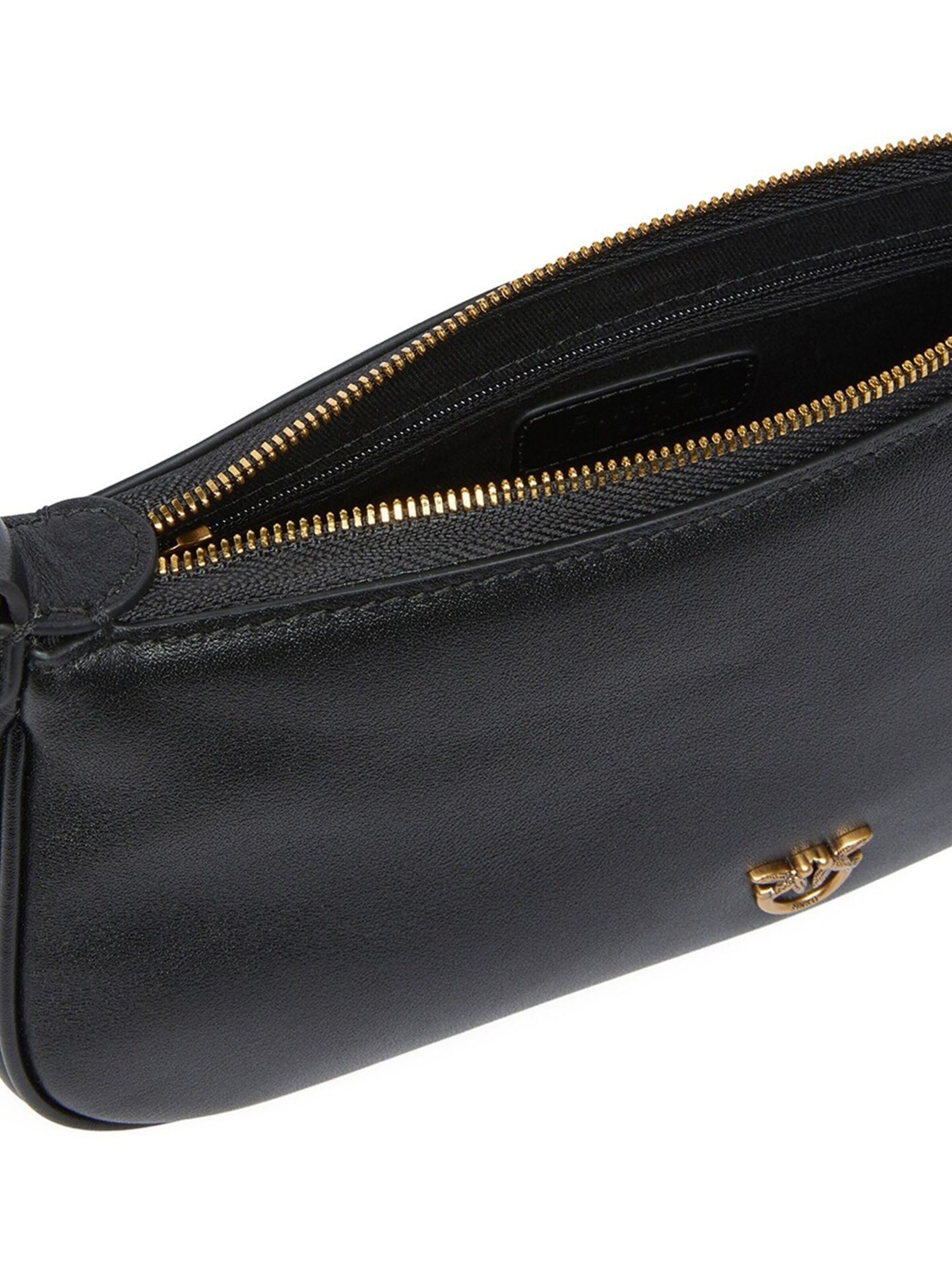 Borsa a tracolla 'Vitello Morbido' di PINKO in nero