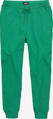 Men Plus Pants in Green: front