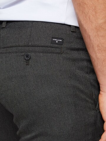 STRELLSON Slimfit Hose 'Code' in Grau