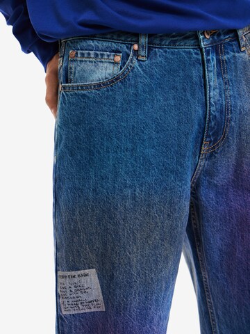 Desigual Regular Jeans in Blau
