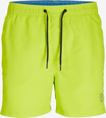 JACK & JONES Board Shorts 'Fiji' in Green: front