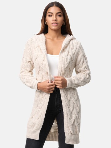 Elara Strickjacke in Beige: Vorderseite