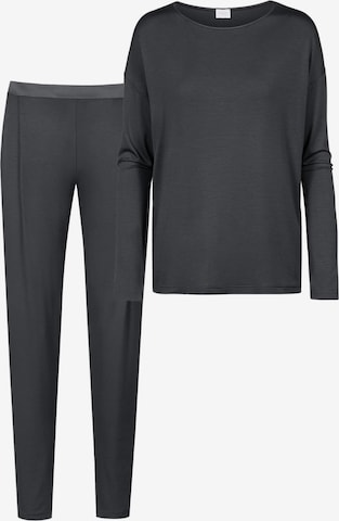 Mey Pyjama 'Pure Chic' in Grau: Vorderseite