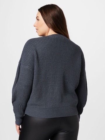 Vero Moda Curve Knit Cardigan 'LEA' in Blue