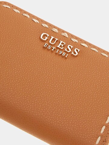 GUESS Wallet 'Nastra' in Brown
