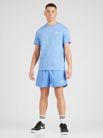 Nike Sportswear Regular fit Shirt 'CLUB' in Blauw