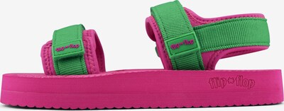 FLIP*FLOP Sandale in grün / pink, Produktansicht