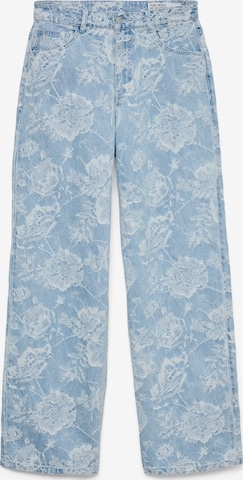 VERO MODAWide Leg/ Široke nogavice Traperice 'VMRae' - plava boja: prednji dio