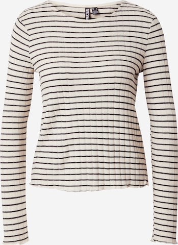 T-shirt 'Iris' PIECES en beige : devant