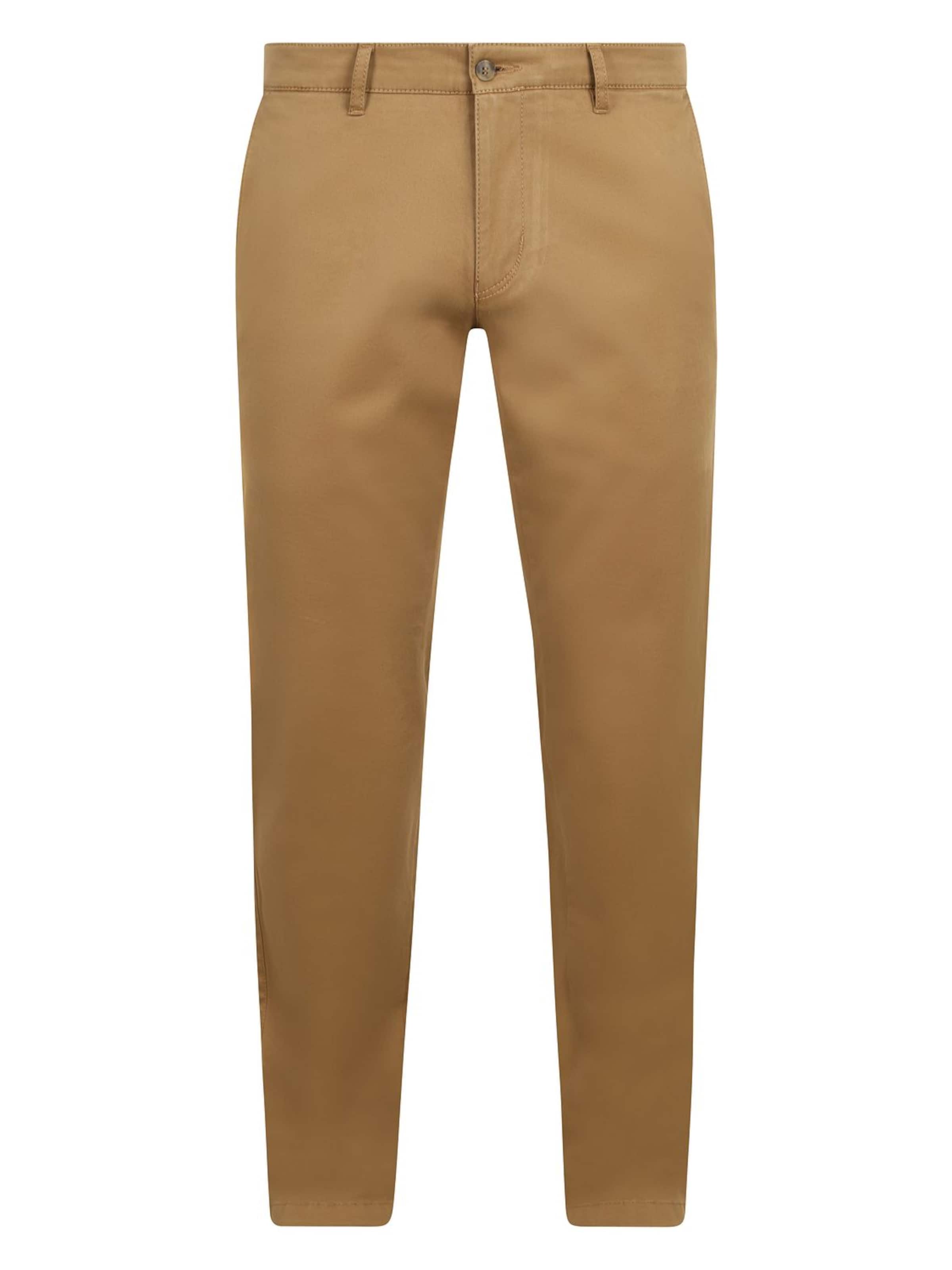 Pantalon chino Steppin' out en marron : devant