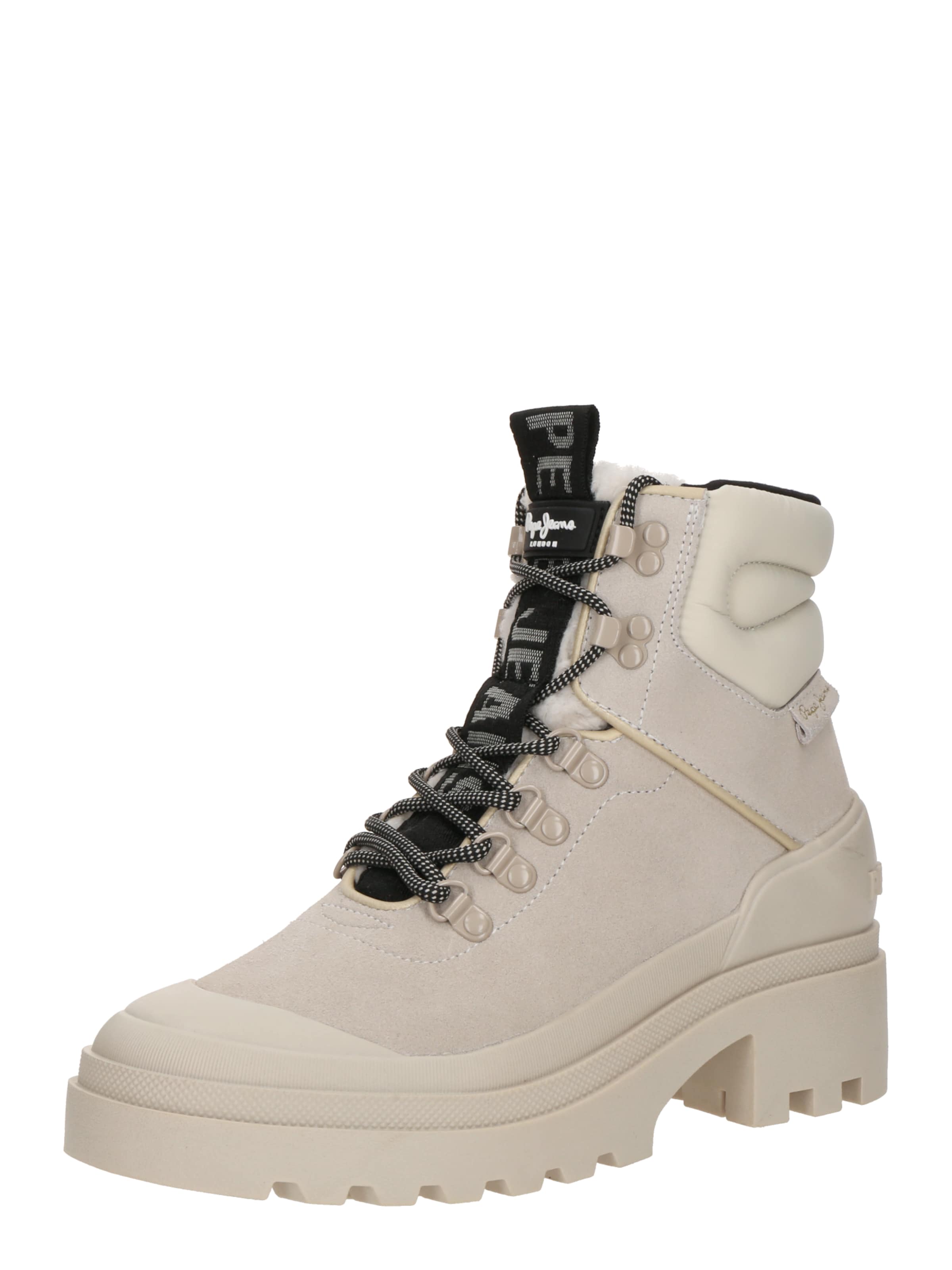 Pepe Jeans Snørestøvletter 'HALE URBAN' i beige: forside