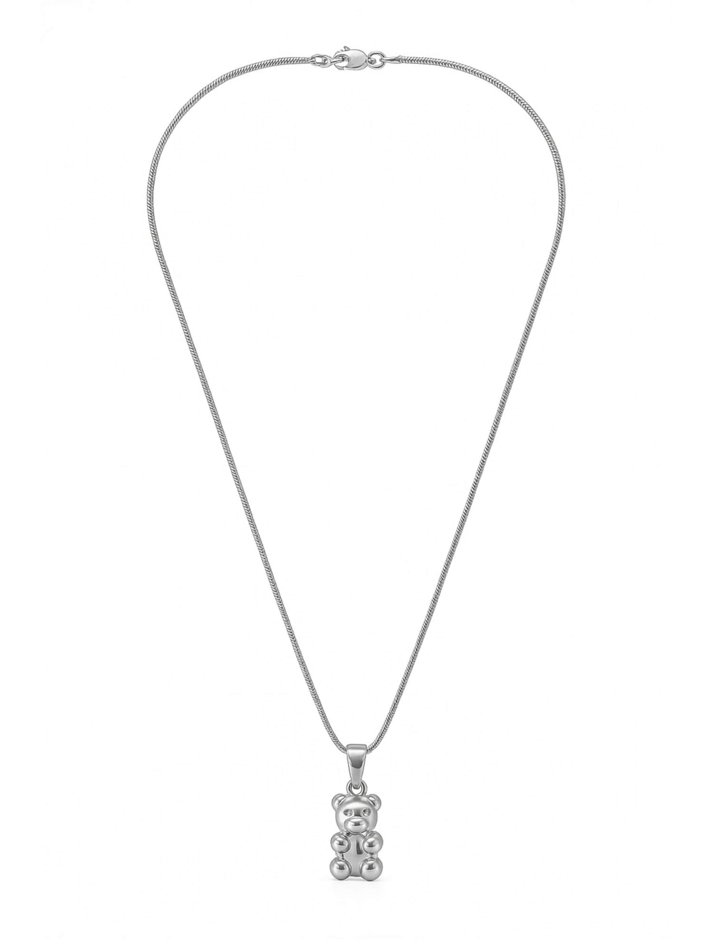 Eternal Necklace 'Bärchen' in Silver: front