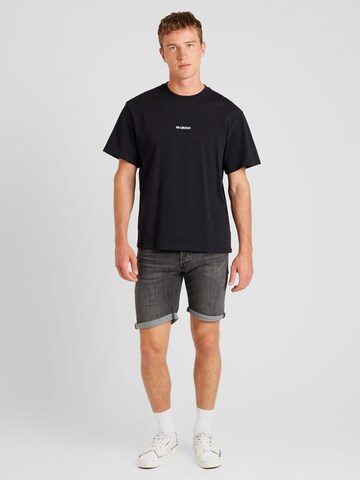JACK & JONES Slimfit Jeans 'JJIRICK JJORIGINAL' in Zwart