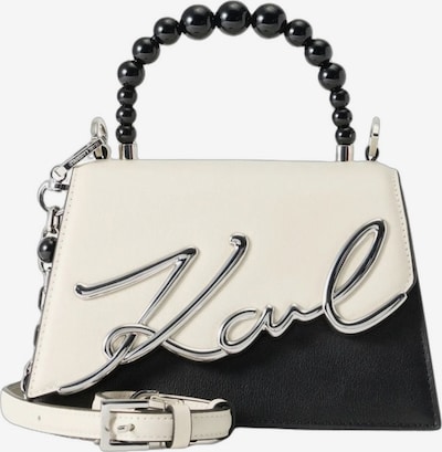 One Size dydžio Rankinė 'Karl Lagerfeld Sac Bandoulière Signature 2.0 Perles Cuir Noir & Blanc' iš Karl Lagerfeld, spalva – juoda, Prekių apžvalga