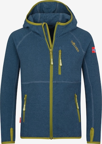 TROLLKIDS Fleece Jacket in Blue: front