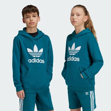 ADIDAS ORIGINALS Sweatshirt 'Trefoil' in Blue: front