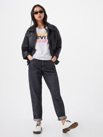 LEVI'S ® Skjorte 'Graphic Varsity Tee' i hvit