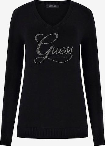 GUESS Свитер 'STEPHANIE' в Черный: спереди