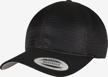 Cappello da baseball '360°' di Flexfit in nero: frontale