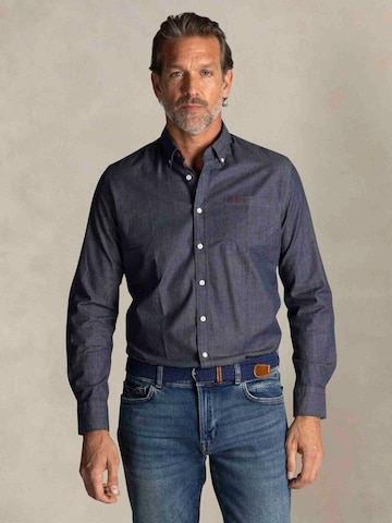 NZA New Zealand Auckland Regular fit Overhemd in Blauw