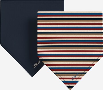 Foulard di s.Oliver in blu: frontale