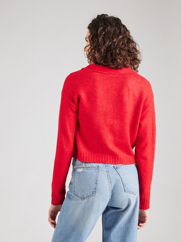 Miss Selfridge Knit cardigan in Red