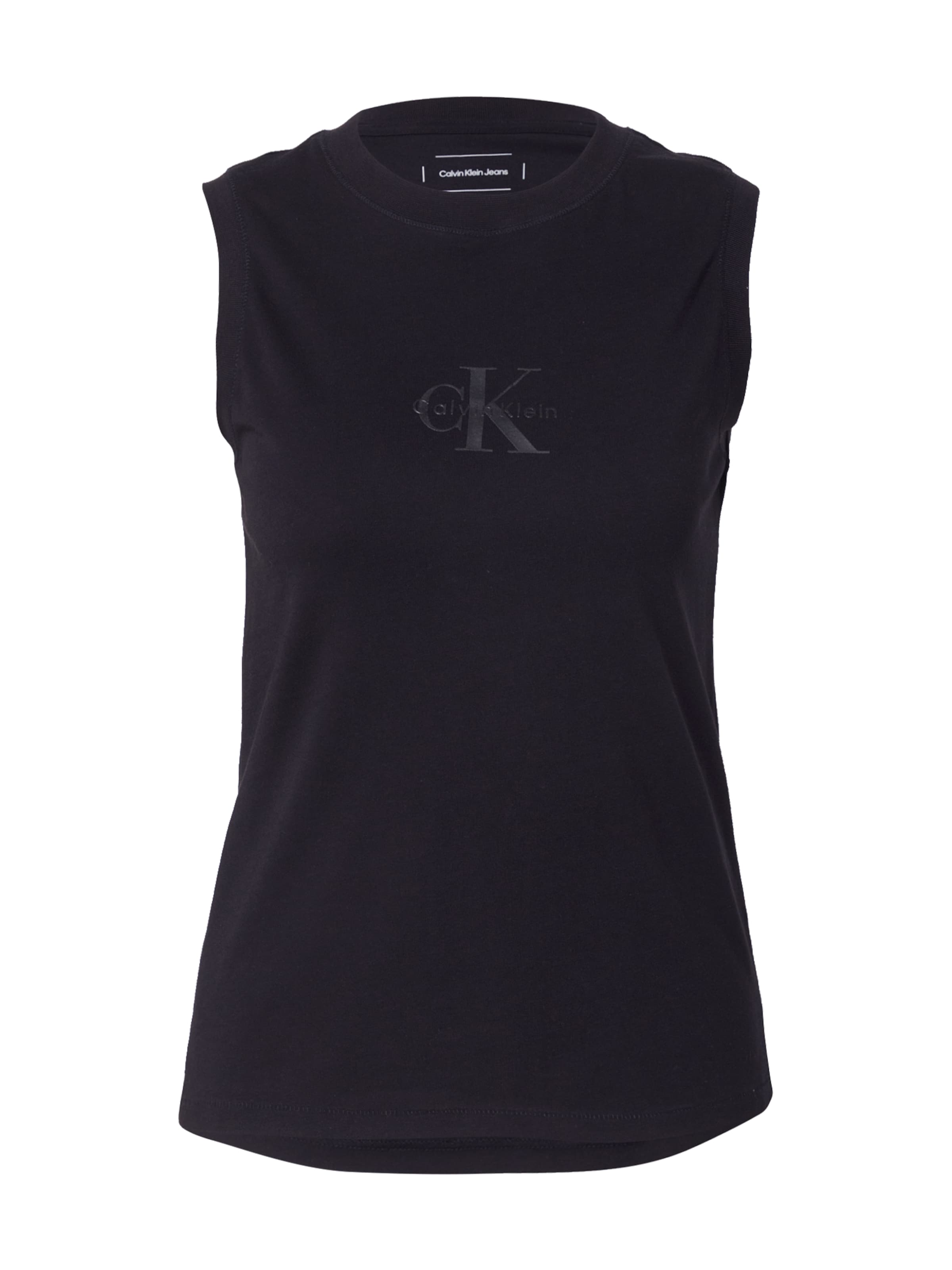 Calvin Klein Jeans Top w kolorze czarny: przód