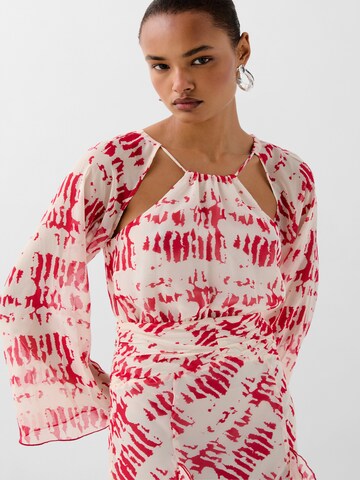Scalpers Ruffle Sleeve Dress ' ' in Mischfarben