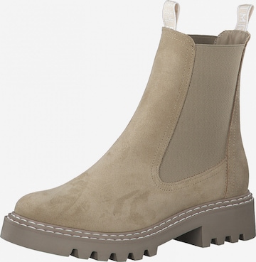 TAMARIS Chelsea Boots in Beige: predná strana