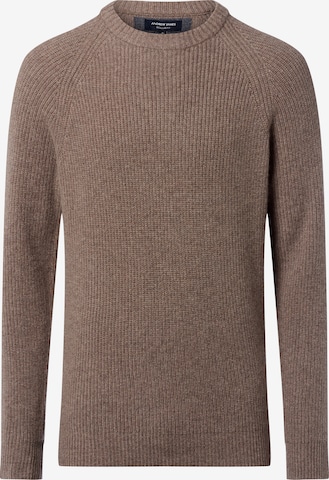 Pull-over Andrew James en marron : devant