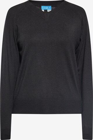 Pull-over SANIKA en noir : devant