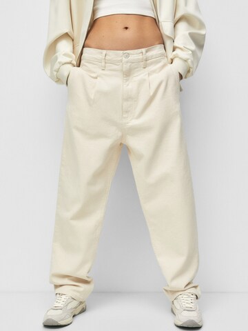 Pull&Bear Loosefit Jeans in Beige