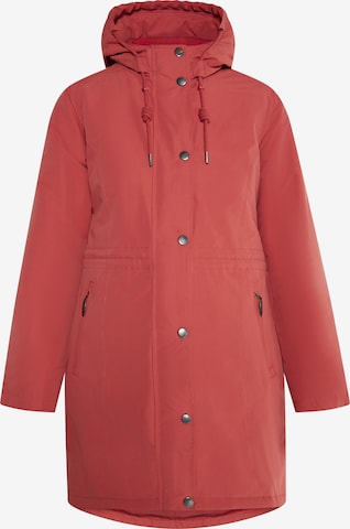 Parka d’hiver 'Fenia' usha BLUE LABEL en rouge : devant