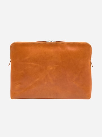 NEGOTIA Leather Laptop Bag 'Carry All 14''' in Brown