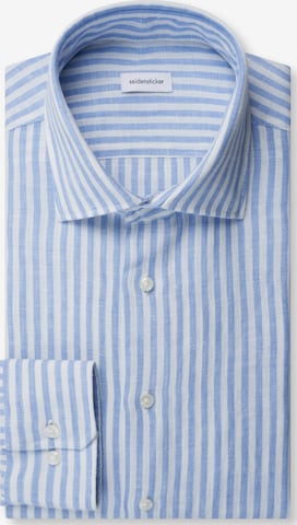 SEIDENSTICKER Comfort Fit Hemd in Blau: Vorderseite