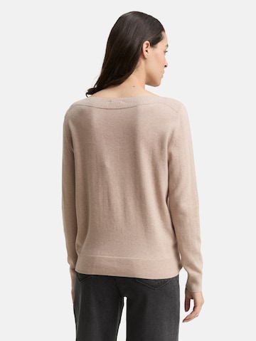 TOM TAILOR Sweater in Brown
