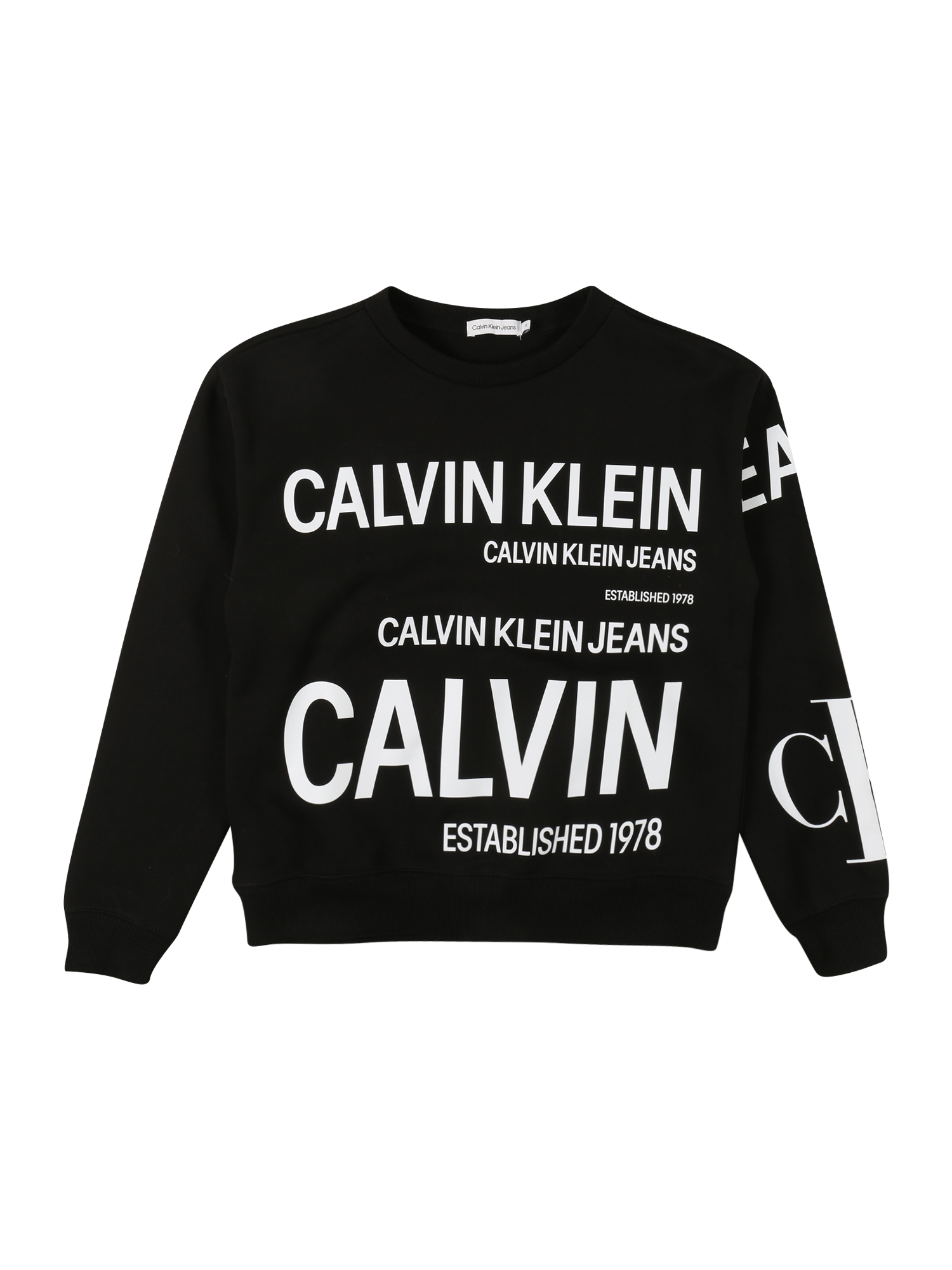 Calvin Klein Jeans Bluza w kolorze Czarnym 
