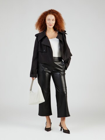 s.Oliver Wide leg Broek in Zwart