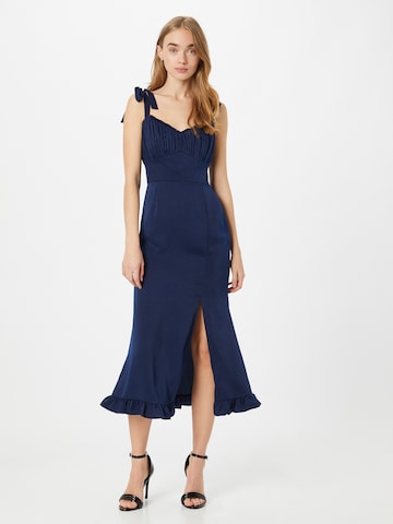 Little Mistress Cocktail Dress in Blue: front