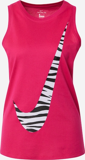 NIKE Sporttop in fuchsia / schwarz / weiß, Produktansicht