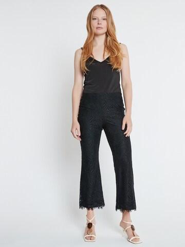 Ana Alcazar Flared Pants 'Kadane' in Black: front