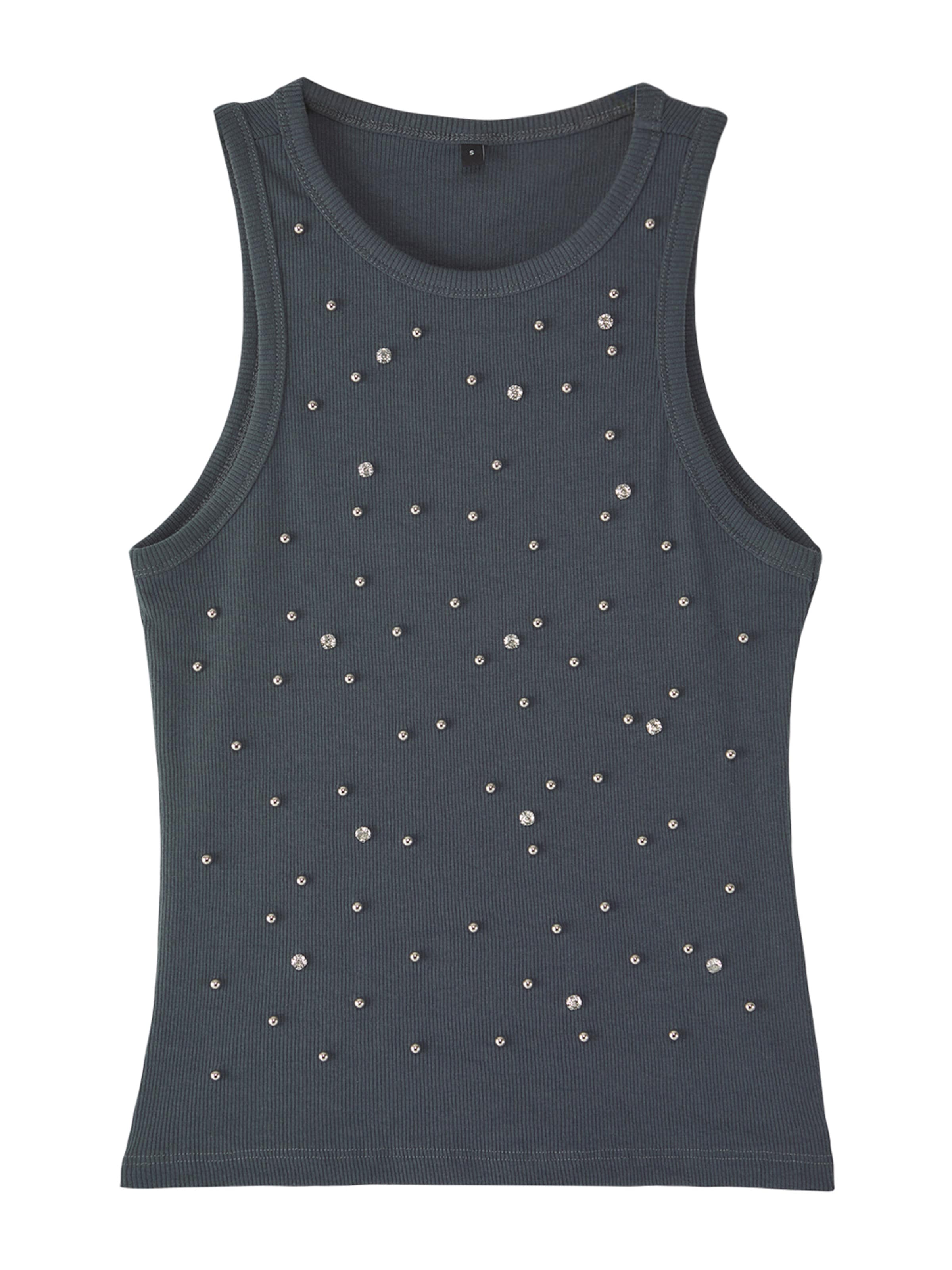 Trendyol Top 'Athlete' in Grey: front