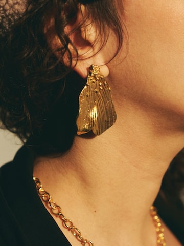 Les Reines Oorbellen 'Aurelian Grace' in Goud