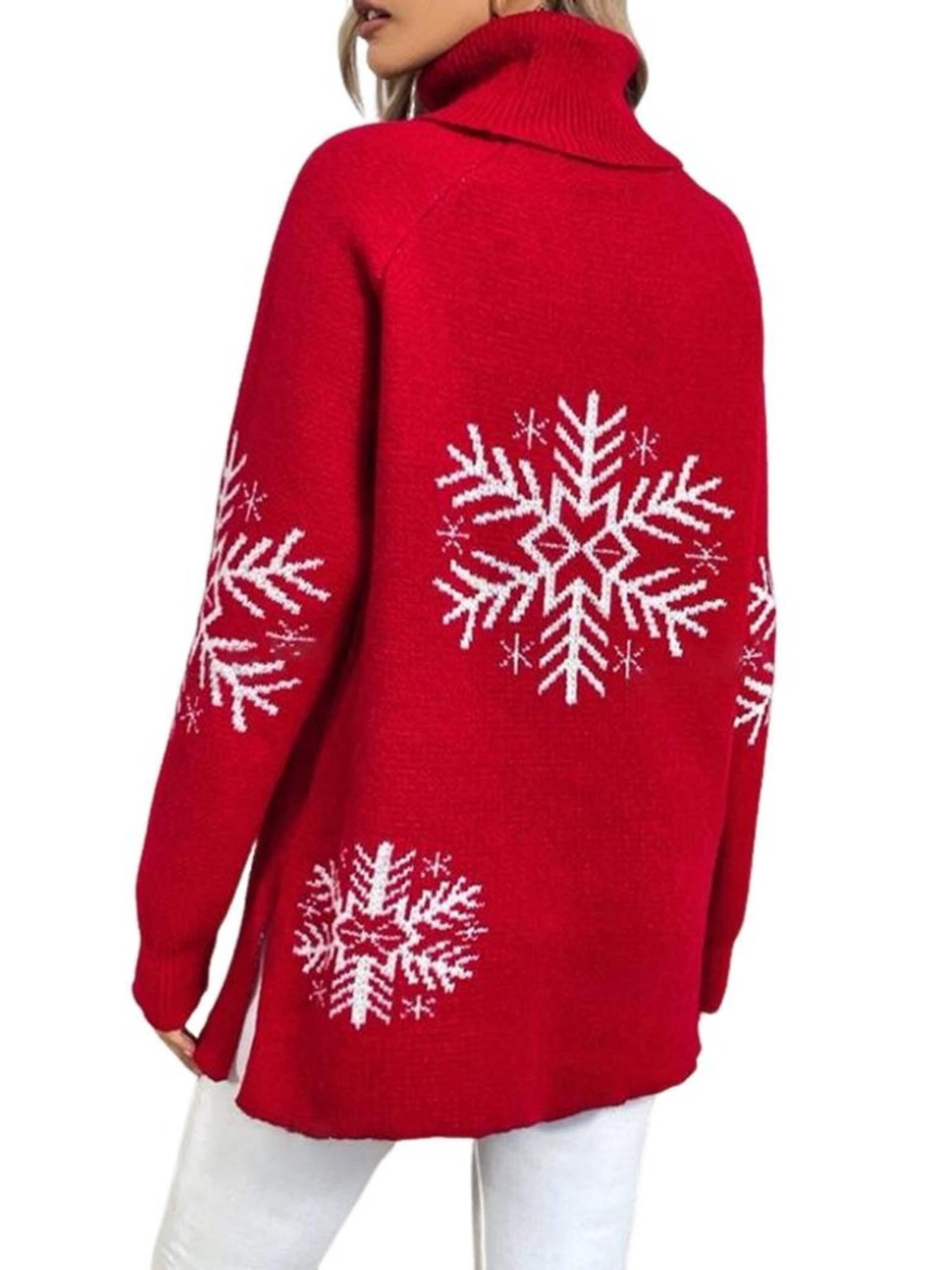 Yesfashion Sweater in Red
