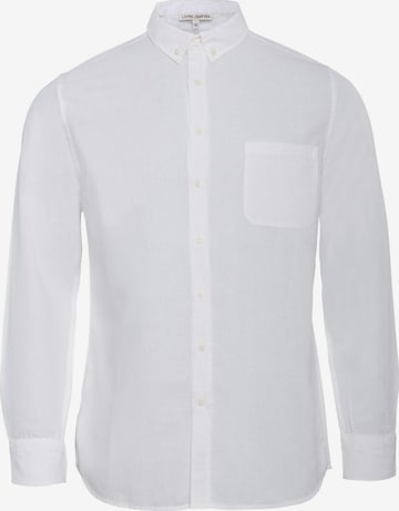 Living Crafts Button Up Shirt 'ROB' in White: front