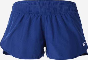 ASICS Обычный Спортивные штаны в Синий: спереди